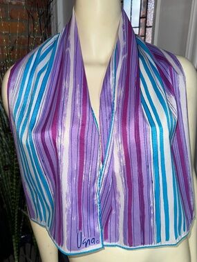 Vintage Vera Neumann Striped Scarf